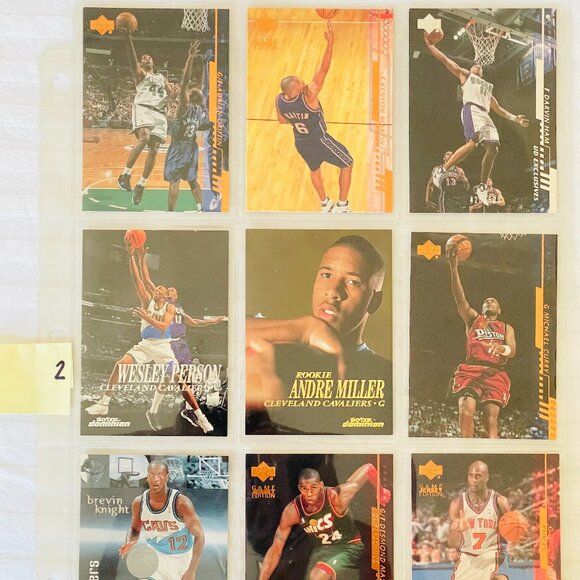 Lot of 9 Basketball Sports Trading Cards. Mint Condition. - Picture 2 of 9